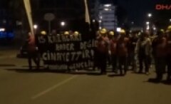 CHP Ermenek'te maden işçisi için yürüdü
