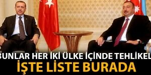 Erdoğan Azerbaycan'daki cemaatcilerin listesini Aliyev'e sundu