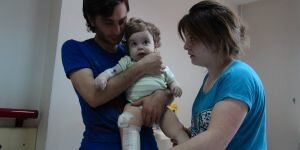 Gürcü bebeğin tedavisine 7 bin liralık engel