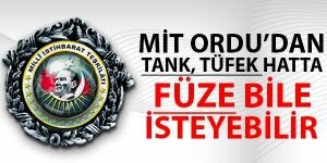 Faruk Bal: MİT TSK'dan tank füze bile isteyebilir 