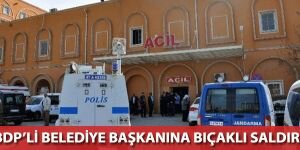 BDP'li Belediye Başkanı'na bıçaklı saldırı