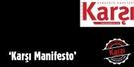 'Karşı Manifesto'