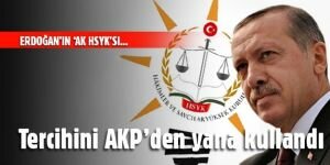 Erdoğan’ın ‘Ak HSYK’si