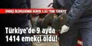 Türkiye’de 9 ayda 1414 emekçi öldü!