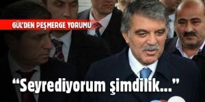 Abdullah Gül'den flaş Peşmerge açıklaması!