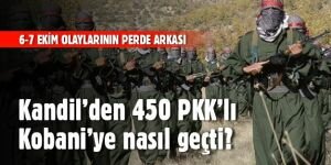 Kandil’den 450 PKK’lı Kobani’ye nasıl geçti?