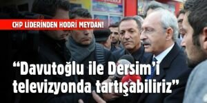 "Davutoğlu ile Dersim'i televizyonda tartışabiliriz"