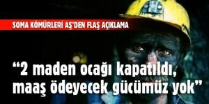 Soma Kömürleri AŞ'den flaş 2 bin 850 madenci açıklaması!