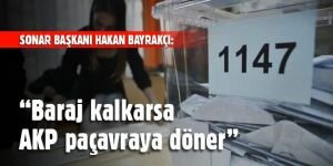 "Baraj kalkarsa AKP paçavraya döner"