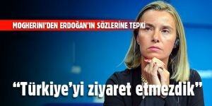 AB Temsilcisi Mogherini'den Erdoğan'a tepki: "Bilseydik Türkiye'yi ziyaret etmezdik"