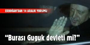 Erdoğan'dan 14 Aralık yorumu... "Burası Guguk devleti mi?"