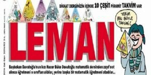 Leman'dan Davutoğlu'na bomba gönderme