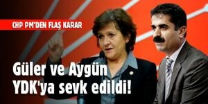 CHP PM, Ayman Güler ve Hüseyin Aygün'ü YDK'ya sevk etti!