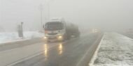 Sürücüler dikkat! İstanbul-Ankara yolu kar ve sis altında!