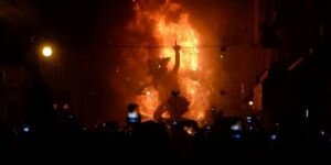 ​Yolsuzluklara bulaşanların yakıldığı festival
