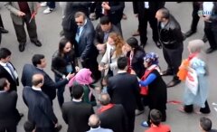 Ağrı'da AKP mitinginde kadın darpedildi