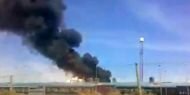 ​İspanya’da askeri uçak yere çakıldı
