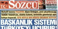 Sözcü, Erdoğan'ın istediği gibi manşet attı
