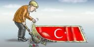Alman karikatürist Türkiye ve Merkel'i çizdi