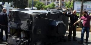 Diyarbakır'da zırhlı polis aracı takla attı: 4 yaralı